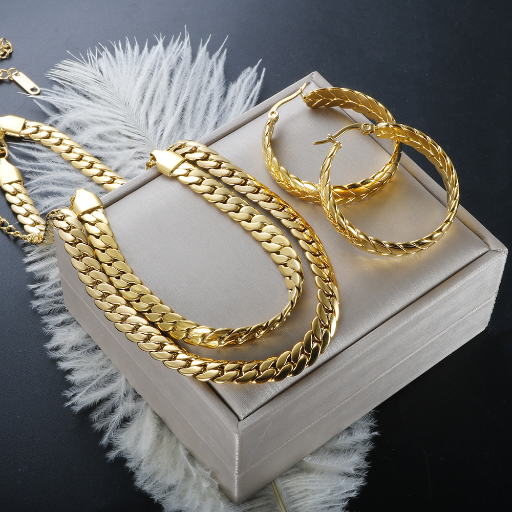 Wedding Jewelry Sets ZMFashion Retro Overlapping Braided Thick Chain Snake Bone Necklace Bracelet Set For Women Men Stainless Steel 230216
Wedding Jewelry Sets ZMFashion Retro Overlapping Braided Thick Chain Snake Bone Necklace Bracelet Set For Women Men Stainless Steel 230216