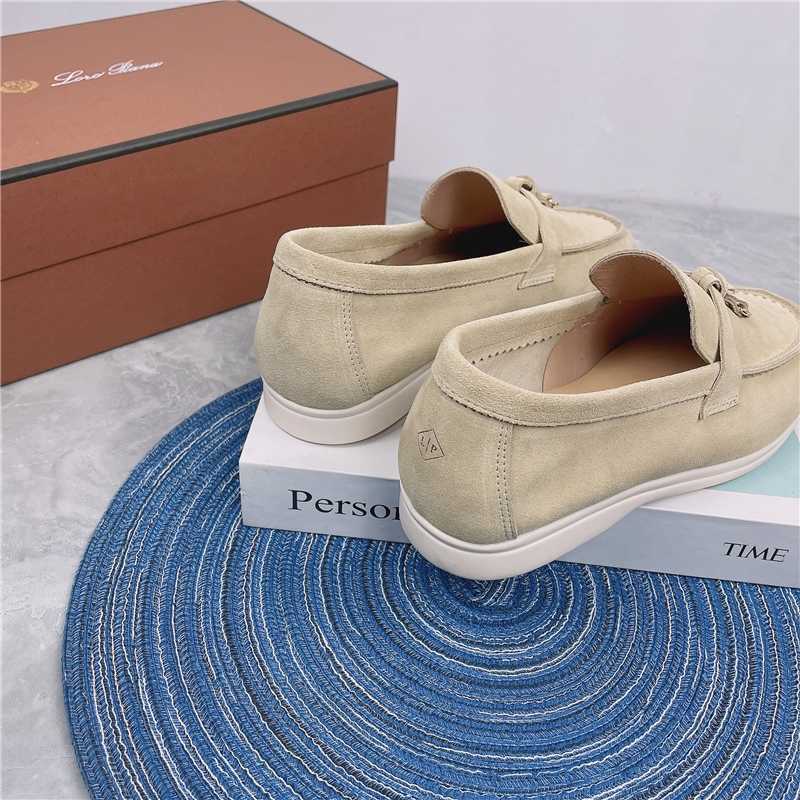 Italy Designer Shoes Loropiana Lp New Lefu Shoes Women's Single-footed Shoes Cow Suede Slip-on Shoes Couple's Shoes Comfortable and Versatil 480N, Beige
Italy Designer Shoes Loropiana Lp New Lefu Shoes Women's Single-footed Shoes Cow Suede Slip-on Shoes Couple's Shoes Comfortable and Versatil 480N, Beige