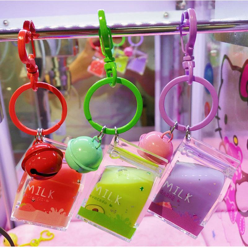 Keychains Creative Color Moving Liquid Keychain Acrylic Box Fruit Milk Bottle Personality Car Key Hoder Bag Pendant Keyring Gift
Keychains Creative Color Moving Liquid Keychain Acrylic Box Fruit Milk Bottle Personality Car Key Hoder Bag Pendant Keyring Gift