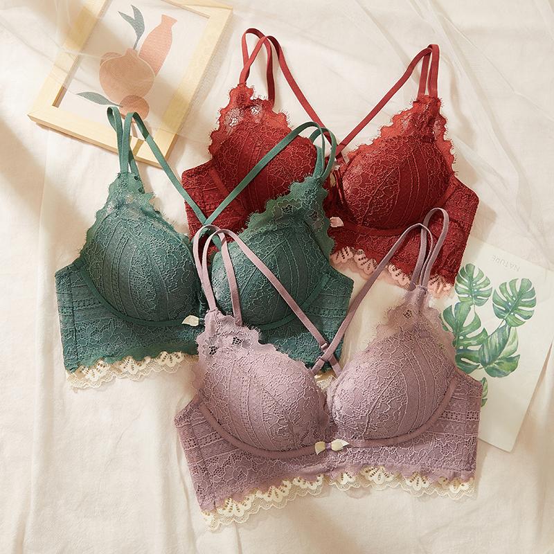 Bras Bralette Active Wire Free Bra For Woman Push Up Lingerie Underwear Young Everyday Summer Sexy Lace Women's, Green
Bras Bralette Active Wire Free Bra For Woman Push Up Lingerie Underwear Young Everyday Summer Sexy Lace Women's, Green