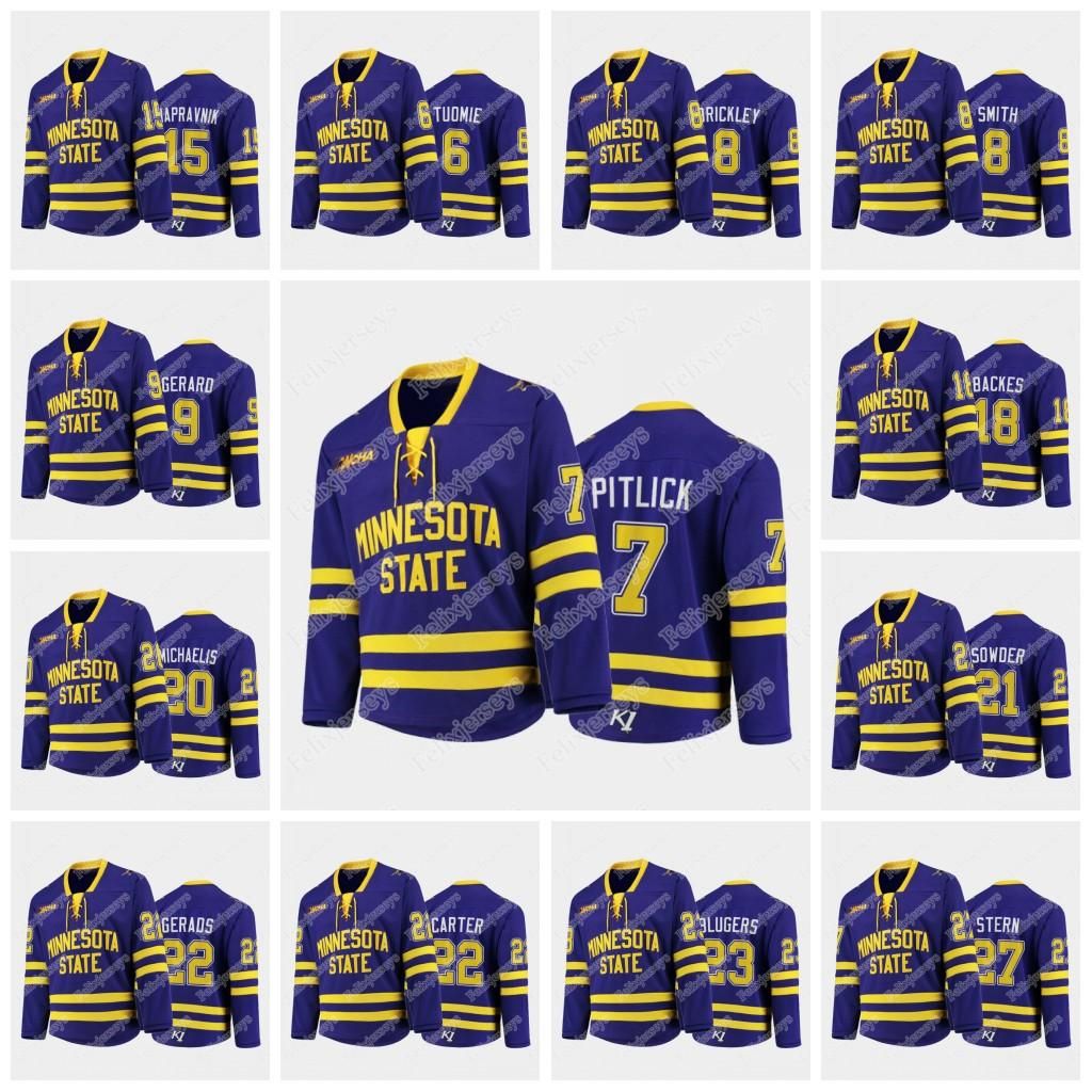 Minnesota State Mavericks Flyers College Hockey Jersey Tyler Pitlick Casey Nelson Brett Stern Ryan Carter David Backes Nathan Smith, 15 julian napravnik
Minnesota State Mavericks Flyers College Hockey Jersey Tyler Pitlick Casey Nelson Brett Stern Ryan Carter David Backes Nathan Smith, 15 julian napravnik