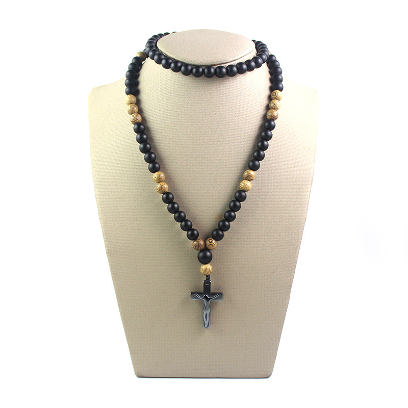 8mm Hematite Wood Beaded Necklaces Matte Black Agate Necklace Long Sweater Chain 2Pcs/Lot
8mm Hematite Wood Beaded Necklaces Matte Black Agate Necklace Long Sweater Chain 2Pcs/Lot