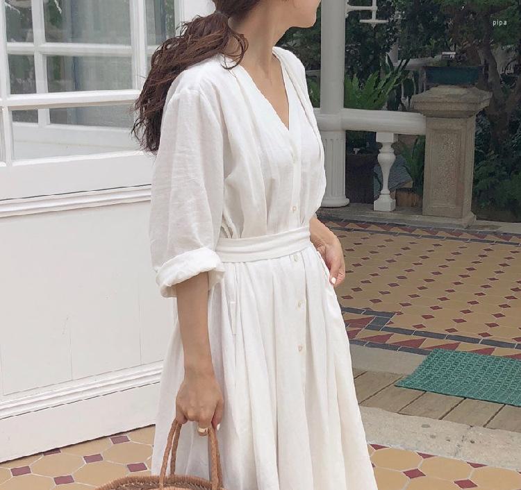 Casual Dresses Women Lapel Long Sleeve Autumn Shirt Dress Cotton Split Elegant Girls Evening Vintage Party Oversize, Black
Casual Dresses Women Lapel Long Sleeve Autumn Shirt Dress Cotton Split Elegant Girls Evening Vintage Party Oversize, Black