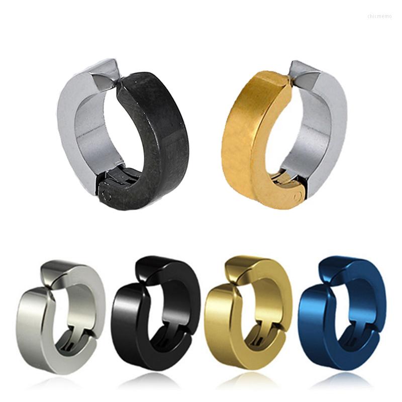 Backs Earrings 1 Pair Men's Classic Simple Punk Style Stainless Steel No Piercing Ear Clip Fake Circle Fashion Jewelry
Backs Earrings 1 Pair Men's Classic Simple Punk Style Stainless Steel No Piercing Ear Clip Fake Circle Fashion Jewelry