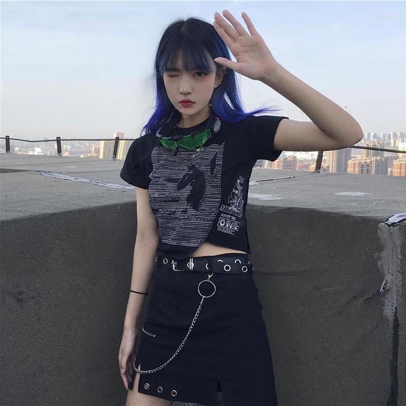 Women's T Shirts Black Short Top Summer 2023 Vintage Print Slim Shape Irregular Sleeve T-shirt
Women's T Shirts Black Short Top Summer 2023 Vintage Print Slim Shape Irregular Sleeve T-shirt