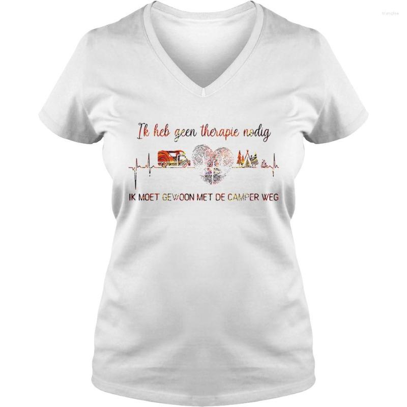 Women' T Shirts Ik Heb Geen Therapie Nodig Moet Gewoon Met De Camper Weg Ladies V-Neck Shirt, Blue
Women' T Shirts Ik Heb Geen Therapie Nodig Moet Gewoon Met De Camper Weg Ladies V-Neck Shirt, Blue