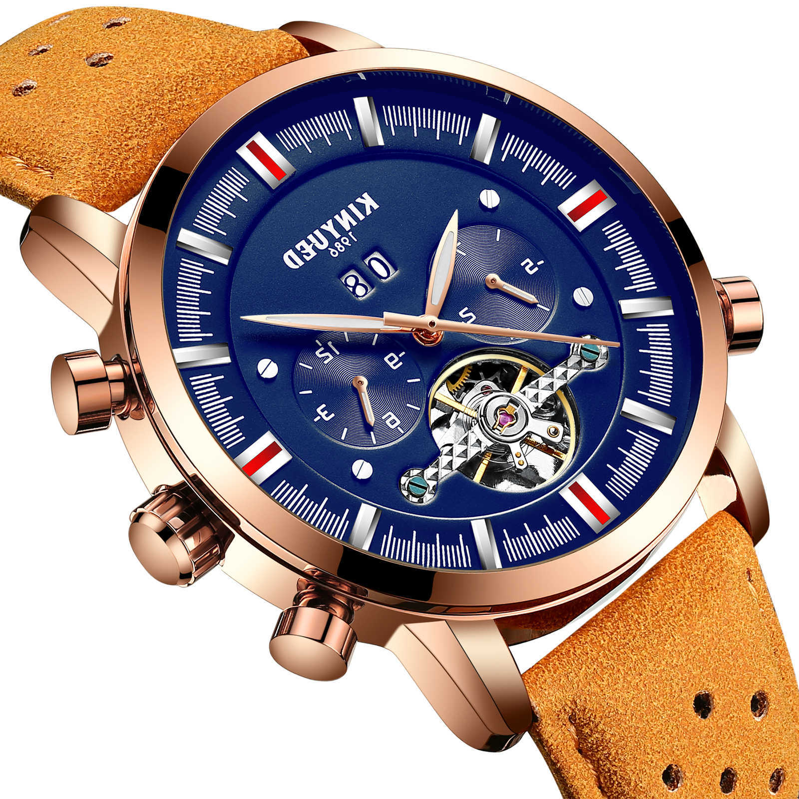 Wrist watch Skeleton Mechanical Men Automatic Classic Rose Gold Leather Watches Reloj Hombre
Wrist watch Skeleton Mechanical Men Automatic Classic Rose Gold Leather Watches Reloj Hombre
