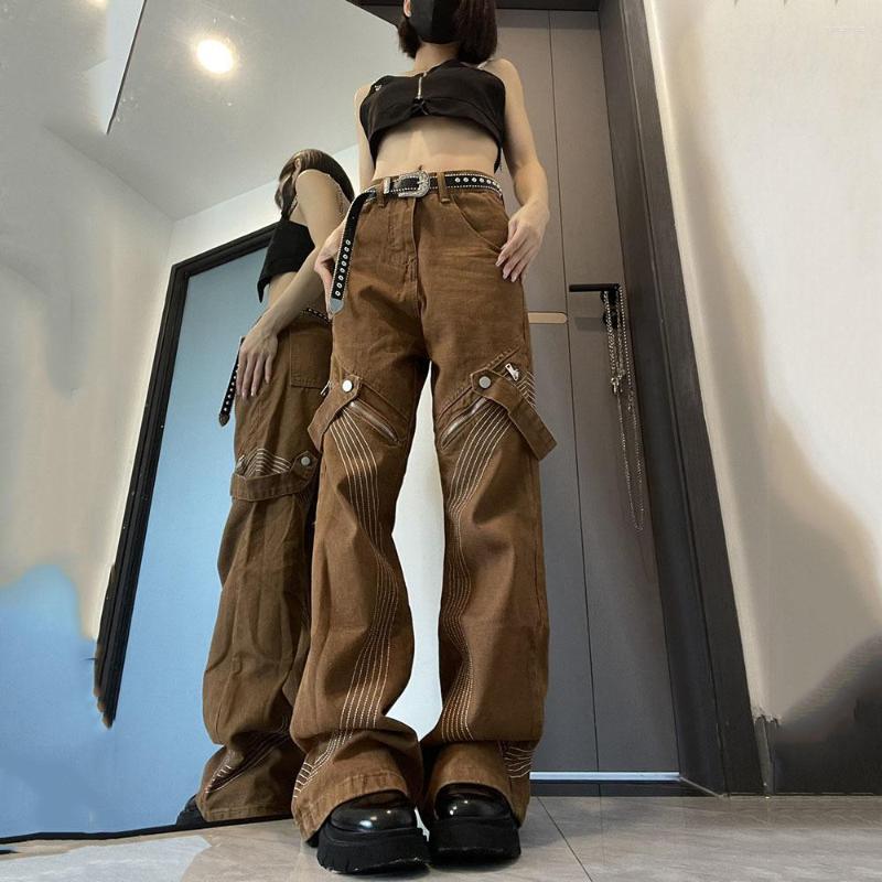 Women' Jeans Retro Brown Cargo Pants Women Baggy Grunge 90S Aesthetic Cyber Y2K Bottoms Vintage Mom High Waist Denim Trousers, Coffee
Women' Jeans Retro Brown Cargo Pants Women Baggy Grunge 90S Aesthetic Cyber Y2K Bottoms Vintage Mom High Waist Denim Trousers, Coffee