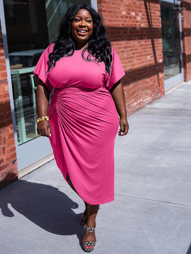 Plus Size Dresses Woman Dress Summer Short Sleeve Casual Tshirt Ladies Elegant Midi Wholesale Bulk Drop, Black
Plus Size Dresses Woman Dress Summer Short Sleeve Casual Tshirt Ladies Elegant Midi Wholesale Bulk Drop, Black