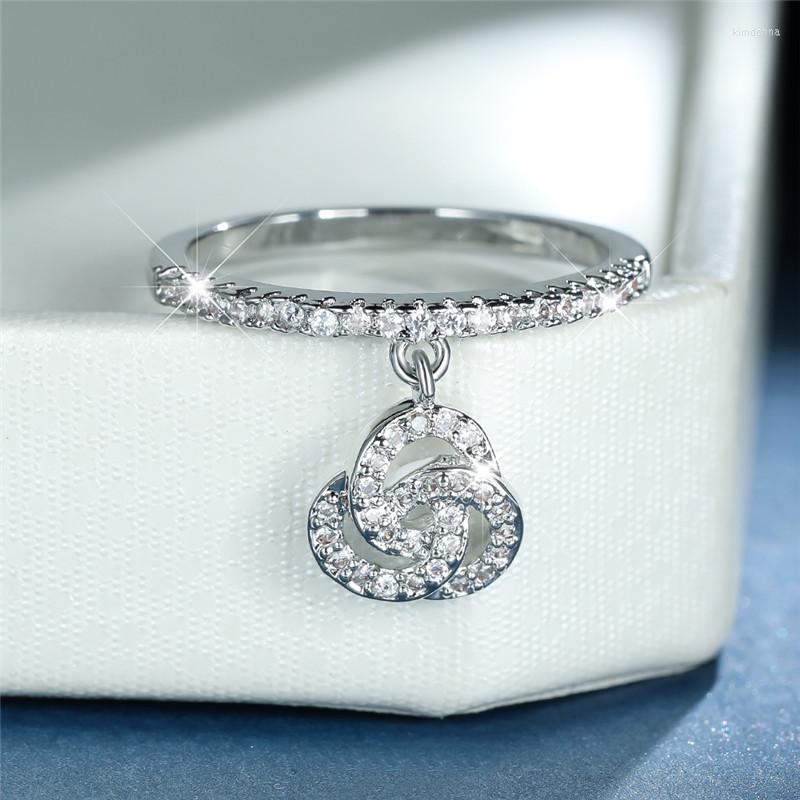 Wedding Rings Charm Gold Silver Color Ring Geometric Round Circle Crossed Pendant Dainty White Zircon Small Stone For Women
Wedding Rings Charm Gold Silver Color Ring Geometric Round Circle Crossed Pendant Dainty White Zircon Small Stone For Women