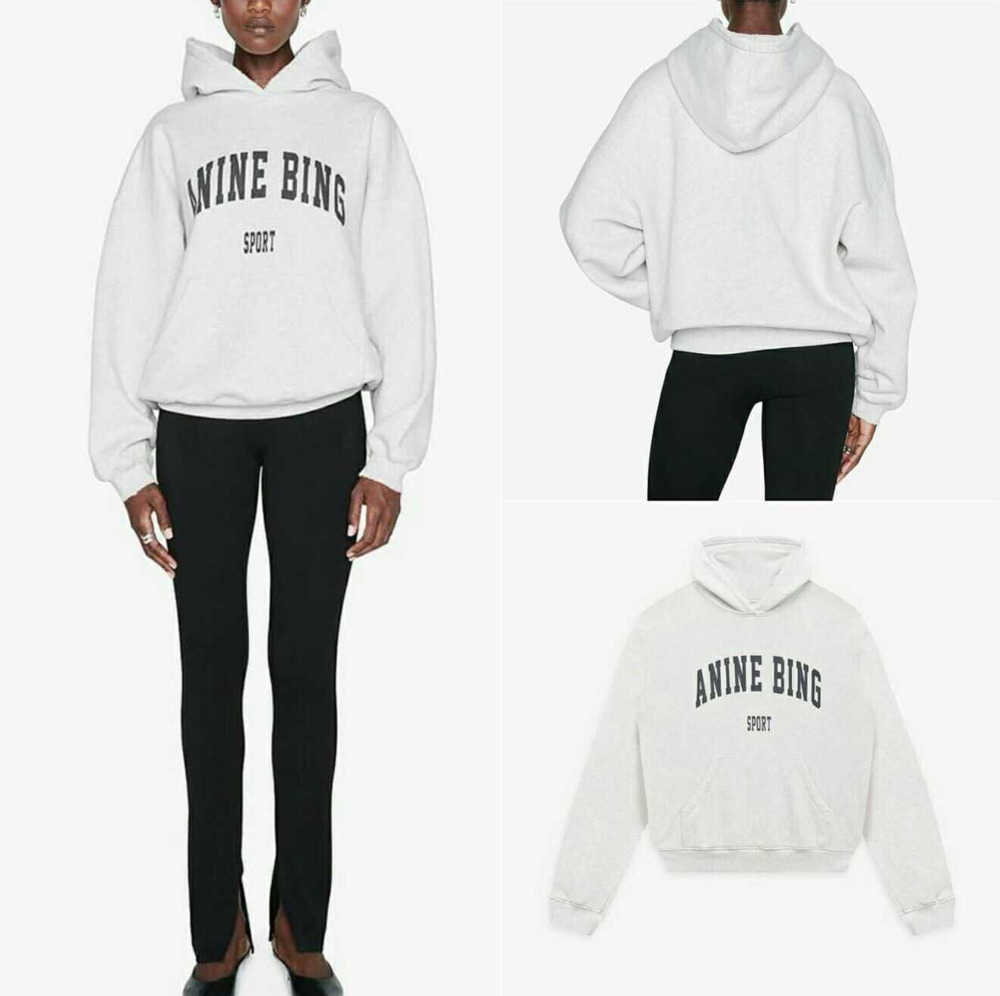 Anine Bing Women Designer Hoodie Sport Classic Hooded Print Fleece Sweatshirt Grey Fashion Hoodies Pullover6, Gray fleece
Anine Bing Women Designer Hoodie Sport Classic Hooded Print Fleece Sweatshirt Grey Fashion Hoodies Pullover6, Gray fleece