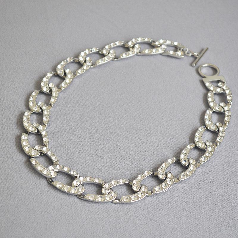 Chains Hipster Fashion Luxury Shining Silver Color Super Thick Chain Clasped Female Fashionable Necklaces For Women JewelryChains
Chains Hipster Fashion Luxury Shining Silver Color Super Thick Chain Clasped Female Fashionable Necklaces For Women JewelryChains