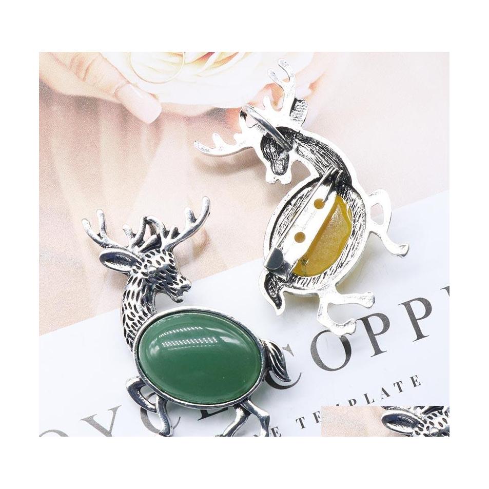 Pendant Necklaces Natural Stone Gem Brooch Elk Deer Rose Quartz Crystal Jade Onyx Bead Necklace Healing Jewelry For Women Rope Sexyh Dhr4V
Pendant Necklaces Natural Stone Gem Brooch Elk Deer Rose Quartz Crystal Jade Onyx Bead Necklace Healing Jewelry For Women Rope Sexyh Dhr4V