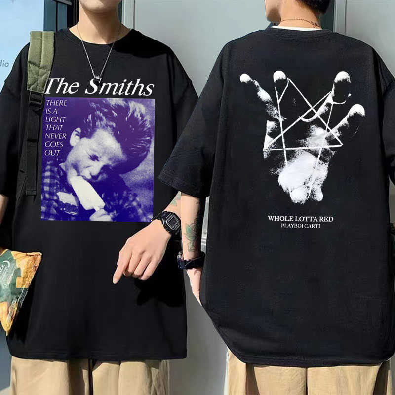 Men's T-Shirts Playboi Carti Men's Loose Streetwear The Smiths Same Style Print Tshirts Men Women Hip Hop Vintage Cotton T Shirt Short Sleeve J230217, Red
Men's T-Shirts Playboi Carti Men's Loose Streetwear The Smiths Same Style Print Tshirts Men Women Hip Hop Vintage Cotton T Shirt Short Sleeve J230217, Red