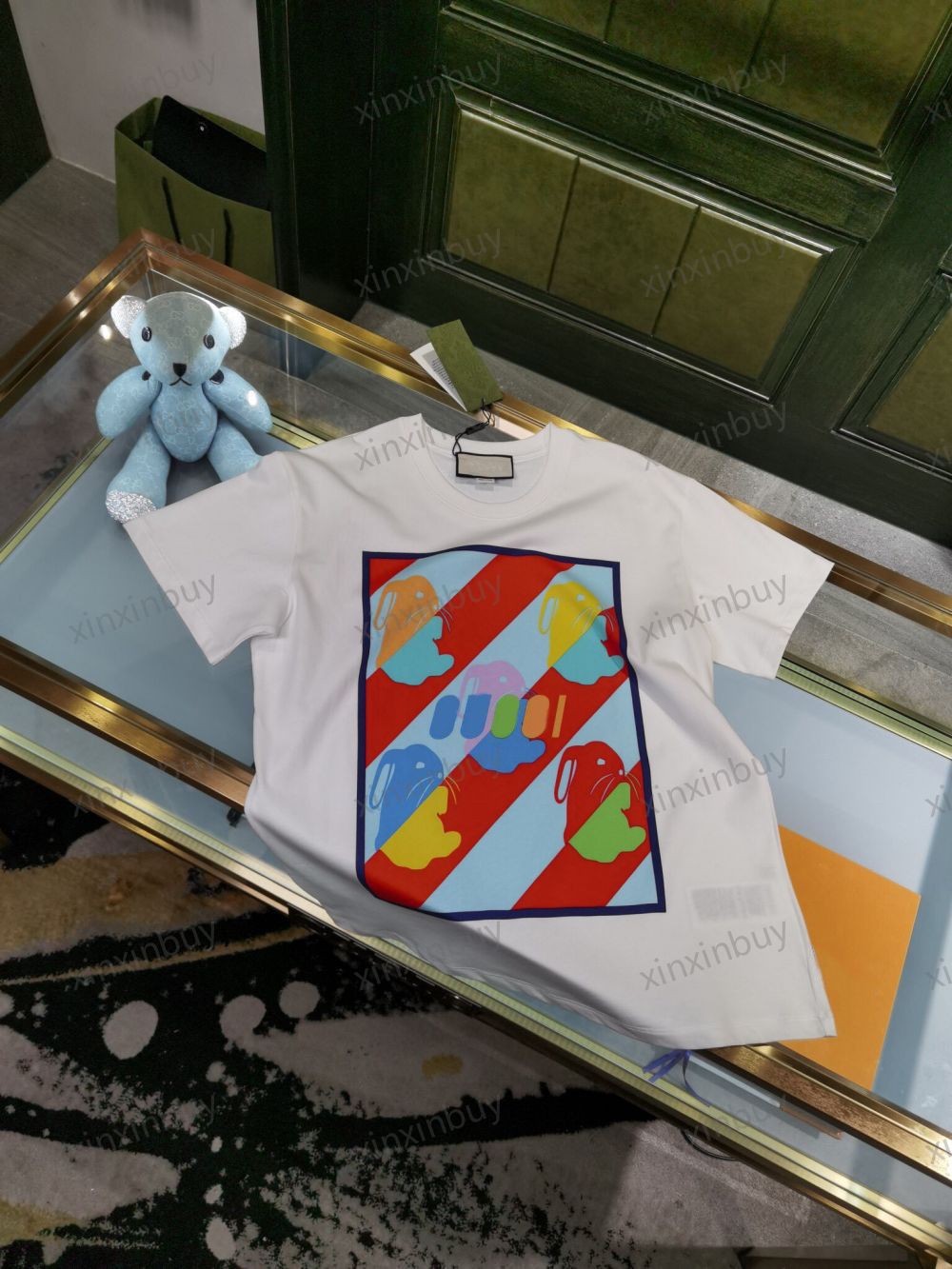 xinxinbuy Men designer Tee t shirt 23ss Paris Color rabbit Letters print Crew Neck short sleeve cotton women white black grey XS-XL, Multi
xinxinbuy Men designer Tee t shirt 23ss Paris Color rabbit Letters print Crew Neck short sleeve cotton women white black grey XS-XL, Multi