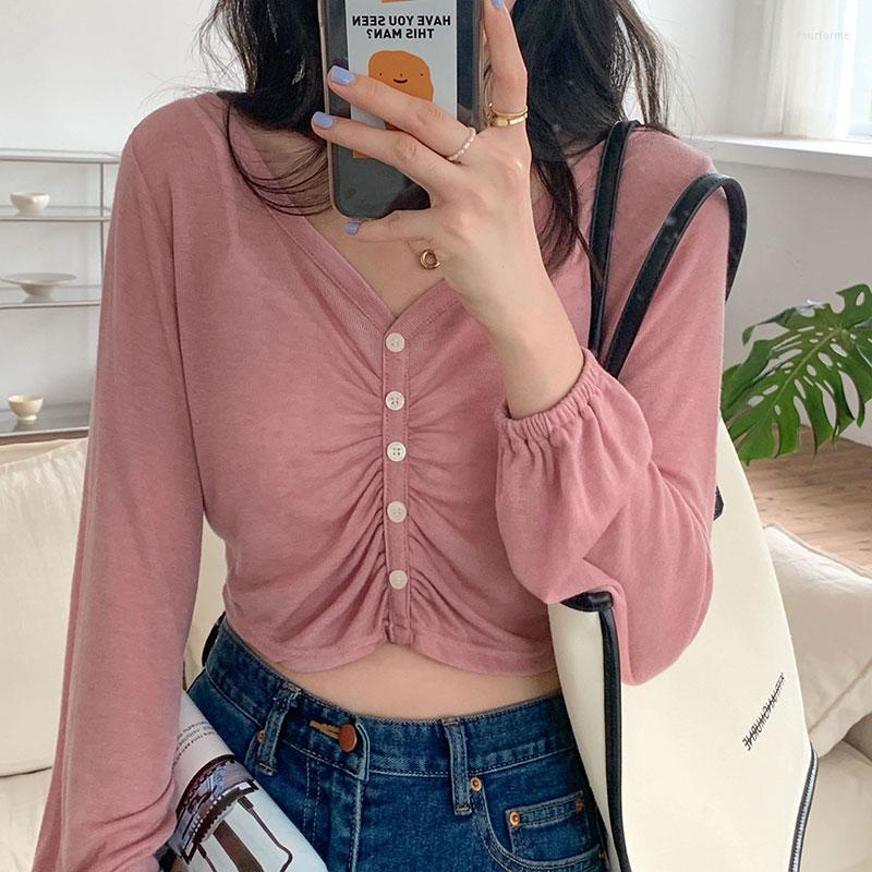 Women's T Shirts Summer Tops Women 2023 Harajuku Korean Fashion Shirt Personality Vintage Clothes Sweet Button Pink Long Sleeve T-shirt, Black
Women's T Shirts Summer Tops Women 2023 Harajuku Korean Fashion Shirt Personality Vintage Clothes Sweet Button Pink Long Sleeve T-shirt, Black