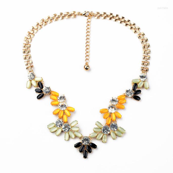 Choker Dress Match Arrival Resin Zinc Alloy Wide Gold Color Chain Bright Colorful Gem Collar Necklace
Choker Dress Match Arrival Resin Zinc Alloy Wide Gold Color Chain Bright Colorful Gem Collar Necklace