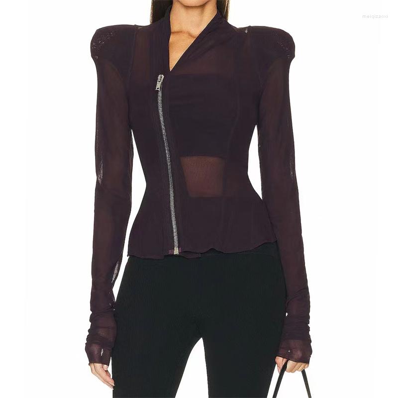 Women' Jackets Spring/Summer 2023 In Women' Shoulder Pad Translucent Jacket Korean Fashion Gauze Panel Coat High Quality Long Sleeve, Black
Women' Jackets Spring/Summer 2023 In Women' Shoulder Pad Translucent Jacket Korean Fashion Gauze Panel Coat High Quality Long Sleeve, Black