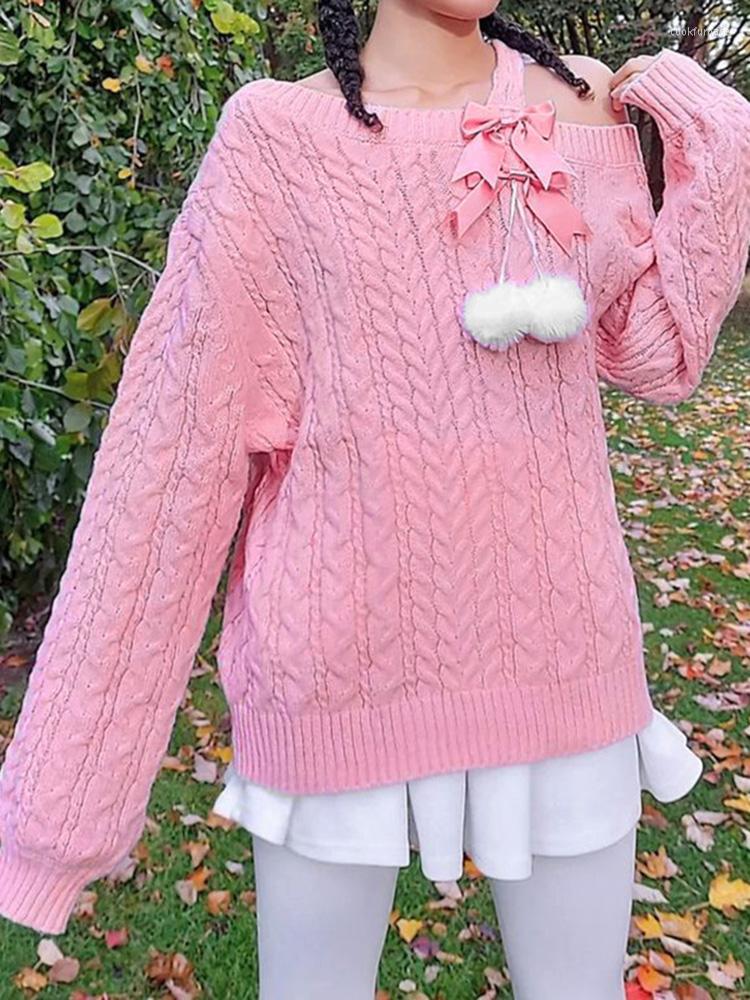 Women' Sweaters Y2k Pink Cute Asymmetrical Full Sleeve Bow Sweet Jumpers Women Prepply Fairycore Pullovers Korean Chic Tops
Women' Sweaters Y2k Pink Cute Asymmetrical Full Sleeve Bow Sweet Jumpers Women Prepply Fairycore Pullovers Korean Chic Tops