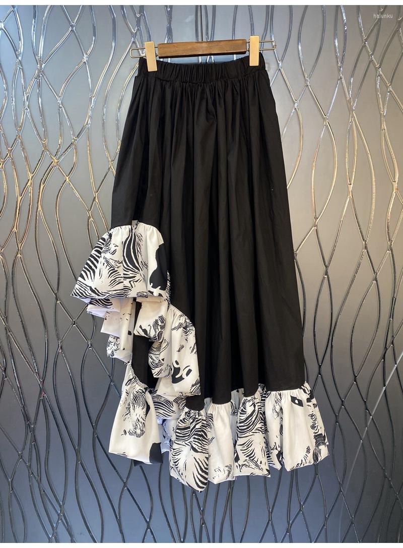 Skirts High Quality Long 2023 Spring Clothes Ladies Elastic Waist Zebra Prints Sexy Asymmetrical Style Casual Maxi Skirt, Picture shown
Skirts High Quality Long 2023 Spring Clothes Ladies Elastic Waist Zebra Prints Sexy Asymmetrical Style Casual Maxi Skirt, Picture shown