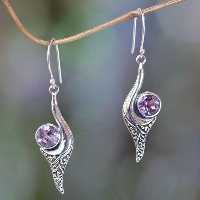 Dangle Earrings & Chandelier Exquisite Fashion Women's Silver Plated Lace Hook Amethyst EarringsDangle
Dangle Earrings & Chandelier Exquisite Fashion Women's Silver Plated Lace Hook Amethyst EarringsDangle