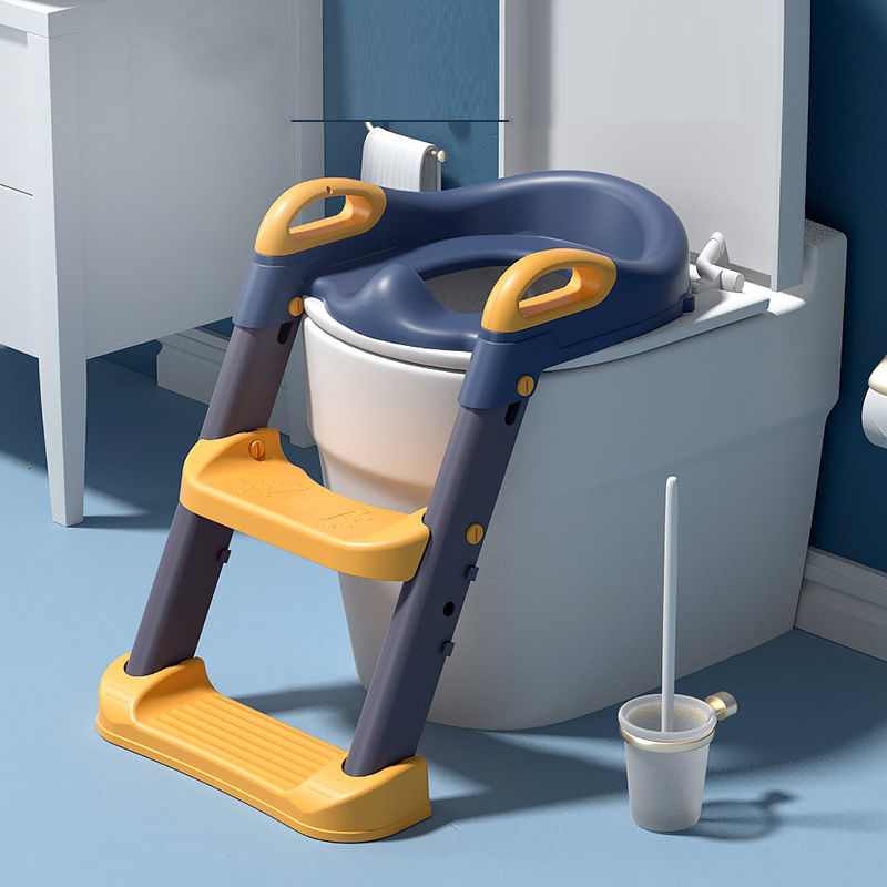 Step Stools Potty Training Ladder For Children Stair Baby Toilet Seat Cushion For Children's Chair Cover Toilet Ladder For Kids 230217