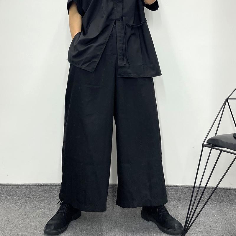 Men' Pants Wide-Leg Spring And Autumn Basic Classic Simple Dark Fashion Casual Loose Large Straight, Black
Men' Pants Wide-Leg Spring And Autumn Basic Classic Simple Dark Fashion Casual Loose Large Straight, Black