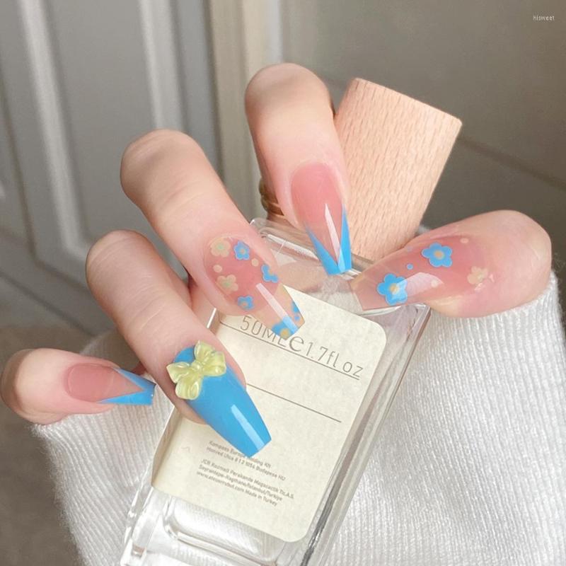 False Nails Coffin Nail Flower Bow Professional Fake Long Ballerina Acrylic Tips Press On Full Cover Manicure, Jp2090-b3
False Nails Coffin Nail Flower Bow Professional Fake Long Ballerina Acrylic Tips Press On Full Cover Manicure, Jp2090-b3
