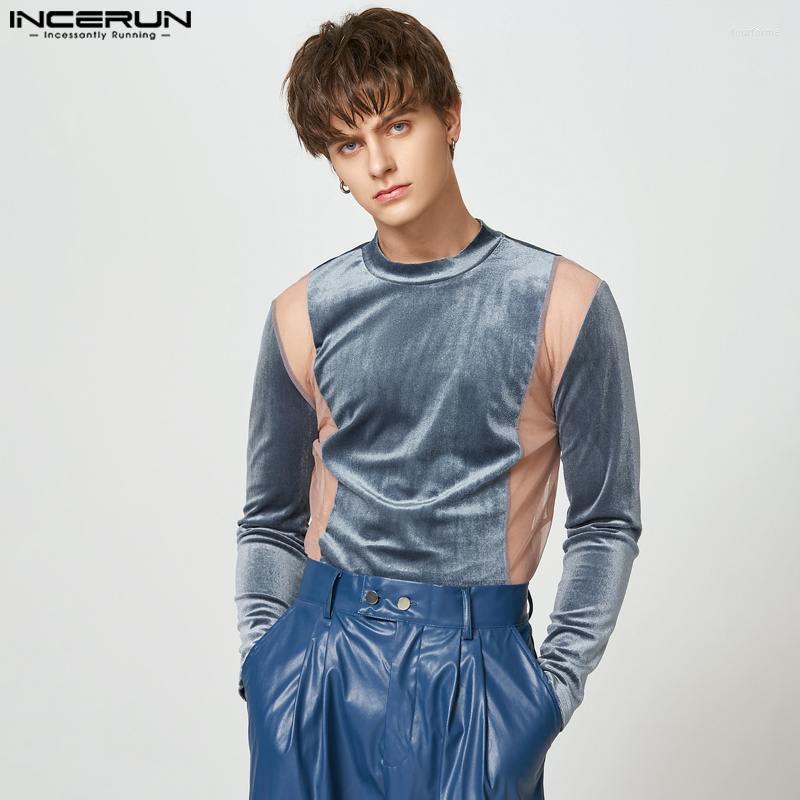 Men' T Shirts INCERUN 2023 Men Shirt Mesh Velour Patchwork Transparent Turtleneck Long Sleeve Sexy Camisetas Fashion Casual Undershirt, Black
Men' T Shirts INCERUN 2023 Men Shirt Mesh Velour Patchwork Transparent Turtleneck Long Sleeve Sexy Camisetas Fashion Casual Undershirt, Black