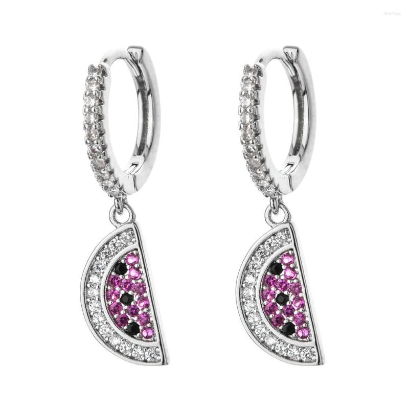 Dangle Earrings Korean Fashion Simple Watermelon Micro-inlaid Zircon Suitable For Women/girls Sweet And Romantic Jewelry Gifts
Dangle Earrings Korean Fashion Simple Watermelon Micro-inlaid Zircon Suitable For Women/girls Sweet And Romantic Jewelry Gifts