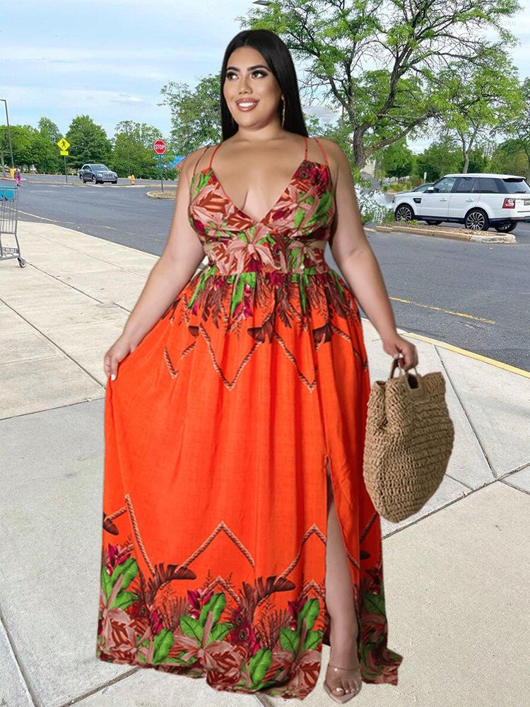 Plus Size Dresses Elegant For Women Summer 5xl Sleeveless Strap Long Maxi Dress Ladies Sexy Wholesale Bulk Drop, Orange
Plus Size Dresses Elegant For Women Summer 5xl Sleeveless Strap Long Maxi Dress Ladies Sexy Wholesale Bulk Drop, Orange