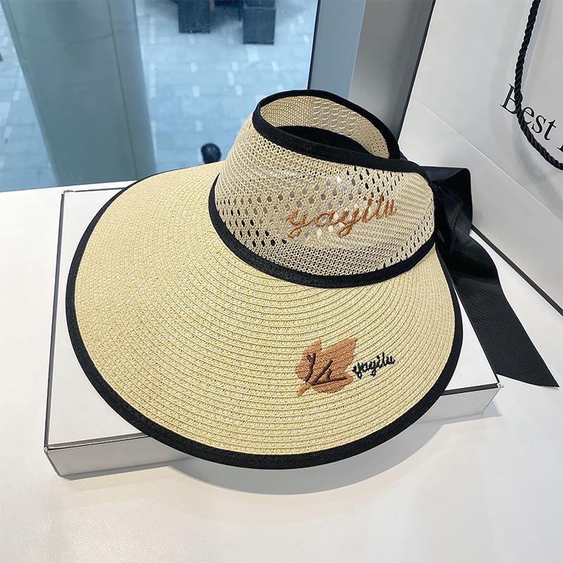 Wide Brim Hats Empty Top Big Sun Hat Foldable Portable Roll-up Beach Summer Casual Straw Cap Visors Women Fisherman's HatWide, Khaki
Wide Brim Hats Empty Top Big Sun Hat Foldable Portable Roll-up Beach Summer Casual Straw Cap Visors Women Fisherman's HatWide, Khaki