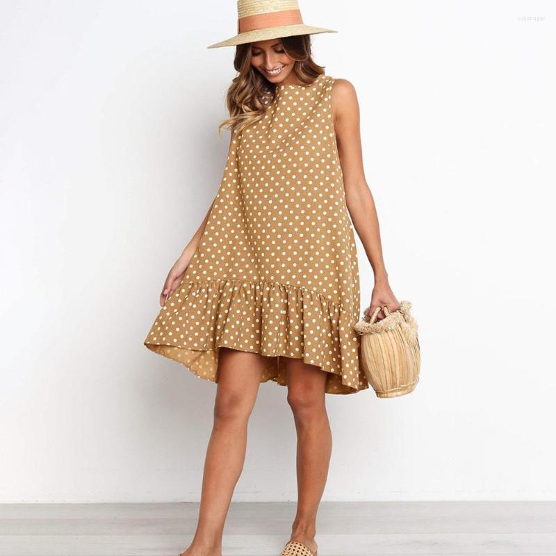 Casual Dresses Summer Beach Dress Women Loose Polka Dot Mini Chiffon Blue Yellow Sundress 2023 Fashion Over Size For, Black
Casual Dresses Summer Beach Dress Women Loose Polka Dot Mini Chiffon Blue Yellow Sundress 2023 Fashion Over Size For, Black