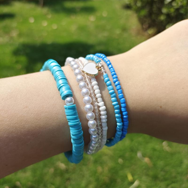 Strand Girlgo Handmade Elsatic Bracelet Boho Bead Set Rice Beads Pearl Acrylic Soft Pottery Jewelry
Strand Girlgo Handmade Elsatic Bracelet Boho Bead Set Rice Beads Pearl Acrylic Soft Pottery Jewelry
