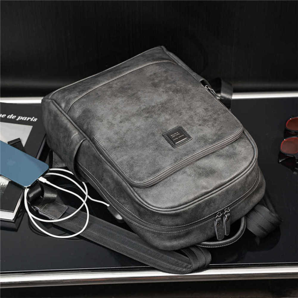 Backpack Style fashion brand men's backpack Travel bag computer school trend leisure simplicity 221222, Gray
Backpack Style fashion brand men's backpack Travel bag computer school trend leisure simplicity 221222, Gray