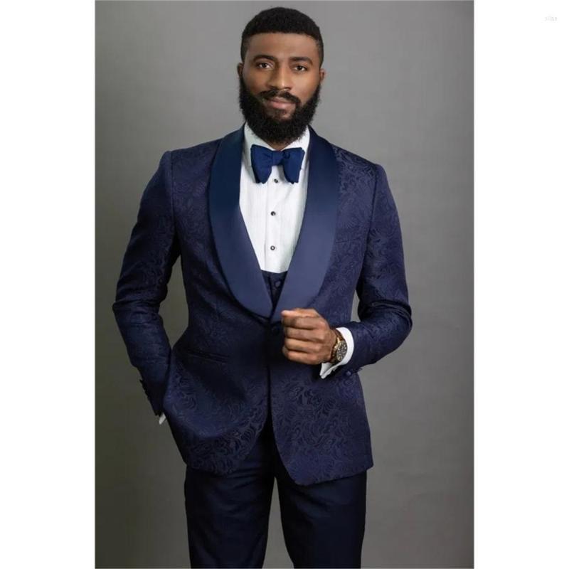 Men's Suits Men Custom Made Shawl Lapel Man Pattern Navy Blue Groom Tuxedos Wedding/prom 3 Pieces ( Jacket Pants Vest Tie ) E62, Same the picture
Men's Suits Men Custom Made Shawl Lapel Man Pattern Navy Blue Groom Tuxedos Wedding/prom 3 Pieces ( Jacket Pants Vest Tie ) E62, Same the picture