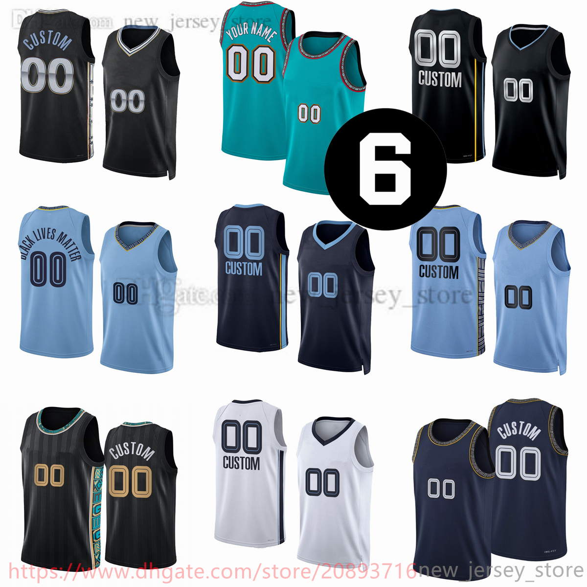 Custom 2023 New Printed Basketball Jerseys 12 Ja Morant 13 Jaren Jackson Jr. 3 Tyrell Terry 27 David Roddy 4 Steven 8 Ziaire Adams Williams 15 Brandon Clarke 6 patch, Printed (with team logo)
Custom 2023 New Printed Basketball Jerseys 12 Ja Morant 13 Jaren Jackson Jr. 3 Tyrell Terry 27 David Roddy 4 Steven 8 Ziaire Adams Williams 15 Brandon Clarke 6 patch, Printed (with team logo)