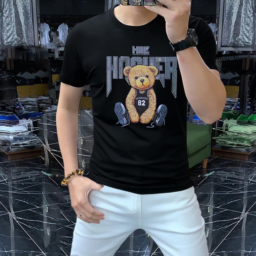 Men's T-Shirts Design New Men's Short Sleeve T-Shirt Printing Casual Fashion Trend Korean Men Clothing Factory Outlet, W1
Men's T-Shirts Design New Men's Short Sleeve T-Shirt Printing Casual Fashion Trend Korean Men Clothing Factory Outlet, W1