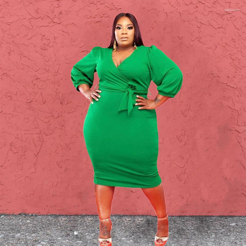 Plus Size Dresses Dress Women Clothing V Neck High Waist Long Sleeve With Sash Office Ladies Elegant Wholesale Drop, Black
Plus Size Dresses Dress Women Clothing V Neck High Waist Long Sleeve With Sash Office Ladies Elegant Wholesale Drop, Black