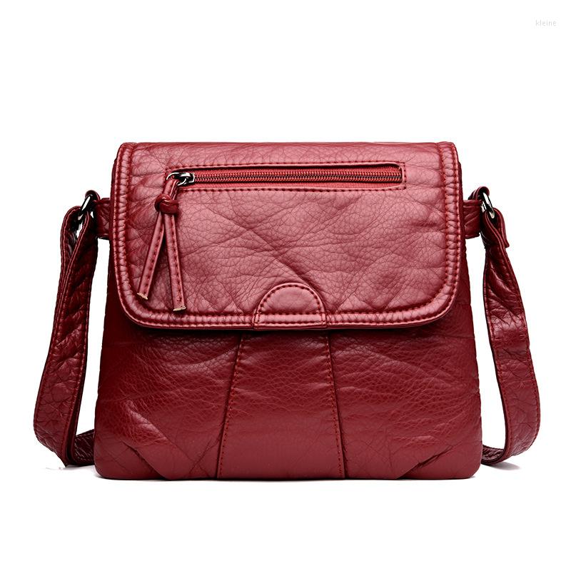 Evening Bags Fashion Women Messenger Bag Washed Soft Leather Pouch Shoulder Package Large Capacity Casual Travel Crossbody Bolsa Feminina, Khaki
Evening Bags Fashion Women Messenger Bag Washed Soft Leather Pouch Shoulder Package Large Capacity Casual Travel Crossbody Bolsa Feminina, Khaki