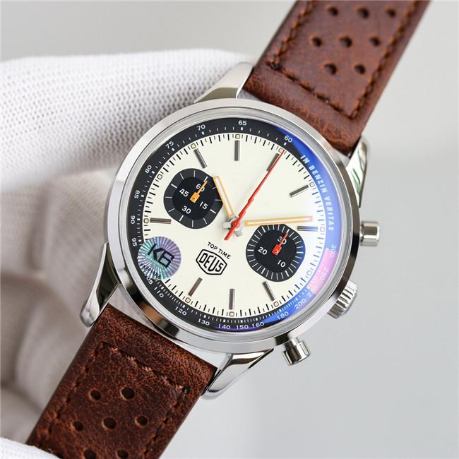 K6 Watch diameter 41mm thick 14 27mm Swiss 7750 timing movement sapphire crystal mirror fine steel case, Customize
K6 Watch diameter 41mm thick 14 27mm Swiss 7750 timing movement sapphire crystal mirror fine steel case, Customize
