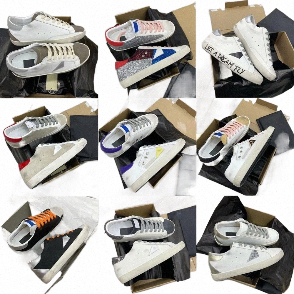 with Original Box Golden Casual Shoes Designer Super Star gooses Sneakers Women Luxury Sequin Italy Classic White Do -Old Dirty O9Jv#, 31
with Original Box Golden Casual Shoes Designer Super Star gooses Sneakers Women Luxury Sequin Italy Classic White Do -Old Dirty O9Jv#, 31