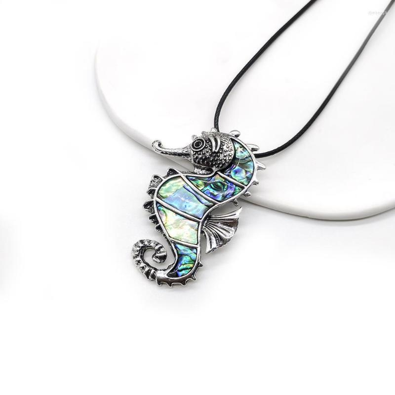 Pendant Necklaces 1pcs Fashion Vintage Necklace Seahorse Shape Abalone Shell Zinc Alloy Jewelry Valentine's Day Gift Women Brooch
Pendant Necklaces 1pcs Fashion Vintage Necklace Seahorse Shape Abalone Shell Zinc Alloy Jewelry Valentine's Day Gift Women Brooch