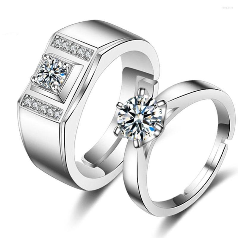 Wedding Rings 2PCS/Pair Love Shape Classic Couple Ring Zirconia Lover's Engagement Jewelry Men Women Accessory Wholesale
Wedding Rings 2PCS/Pair Love Shape Classic Couple Ring Zirconia Lover's Engagement Jewelry Men Women Accessory Wholesale