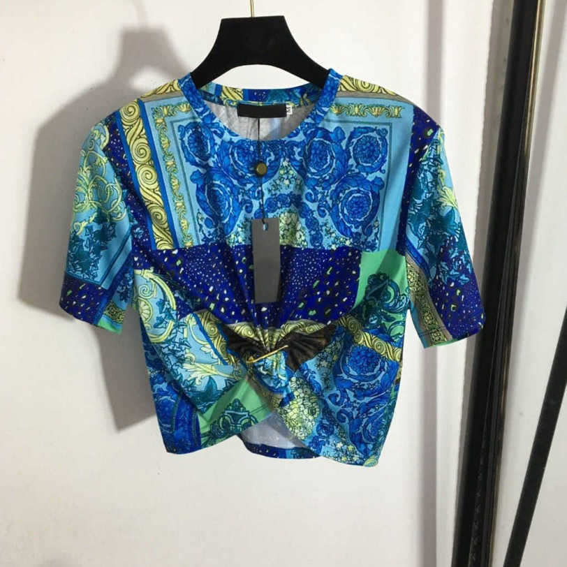 23ss Brand Pure cotton Printing Patter short pullover T-shirt logo European and American popular women' T-shirt
23ss Brand Pure cotton Printing Patter short pullover T-shirt logo European and American popular women' T-shirt