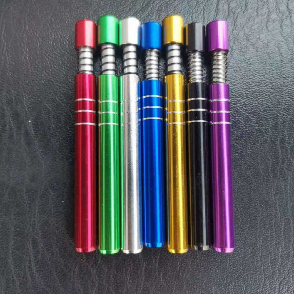 Metal Spring Smoking Pipe length 82mm Mini Pipes Colorful Portable Water Pipe For Smoke
Metal Spring Smoking Pipe length 82mm Mini Pipes Colorful Portable Water Pipe For Smoke