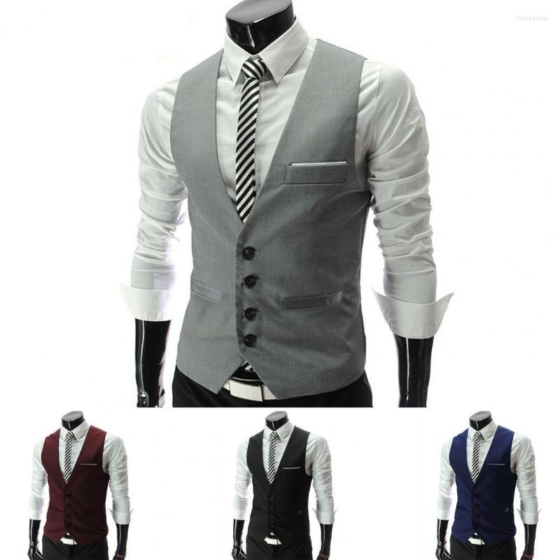 Men's Vests Soft Texture Stylish Men Suit Business Vest Lightweight Buttons Closure For Dating, Wine red
Men's Vests Soft Texture Stylish Men Suit Business Vest Lightweight Buttons Closure For Dating, Wine red