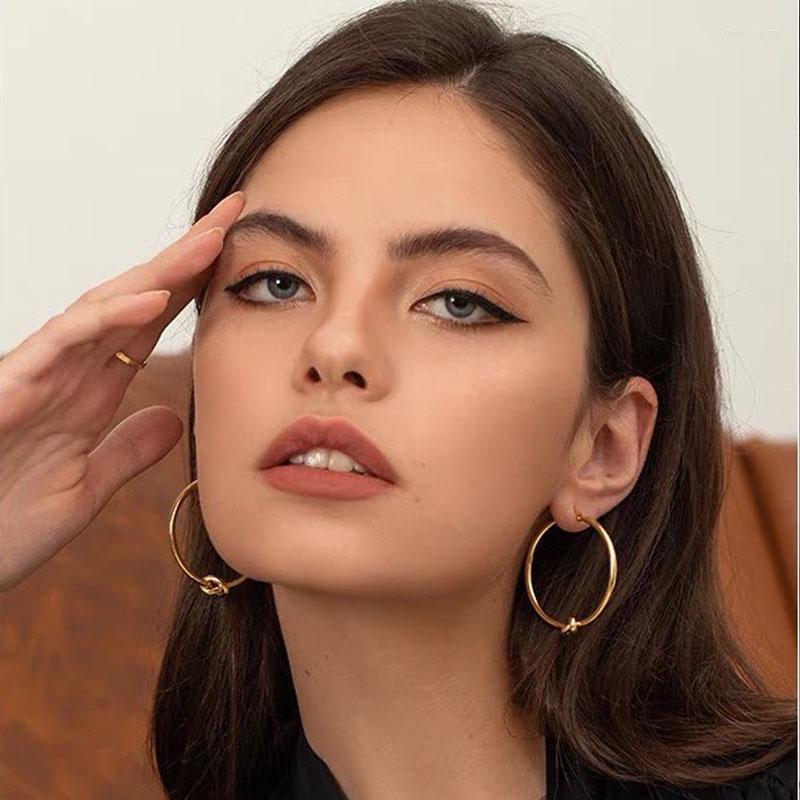 Hoop Earrings Oversize Knot Large For Women Minimalist Winter 2023 Statement Jewelry Arrival
Hoop Earrings Oversize Knot Large For Women Minimalist Winter 2023 Statement Jewelry Arrival