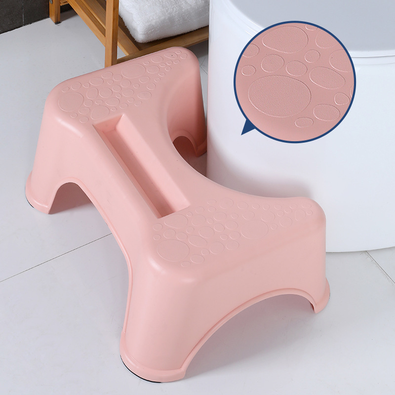 Step Stools Baby Toilet Step Stool Squatty Potty With Cellphone Slot Bathroom WC Stool Foot Stool Footstool Squat Stools Bathroom Furniture 230217