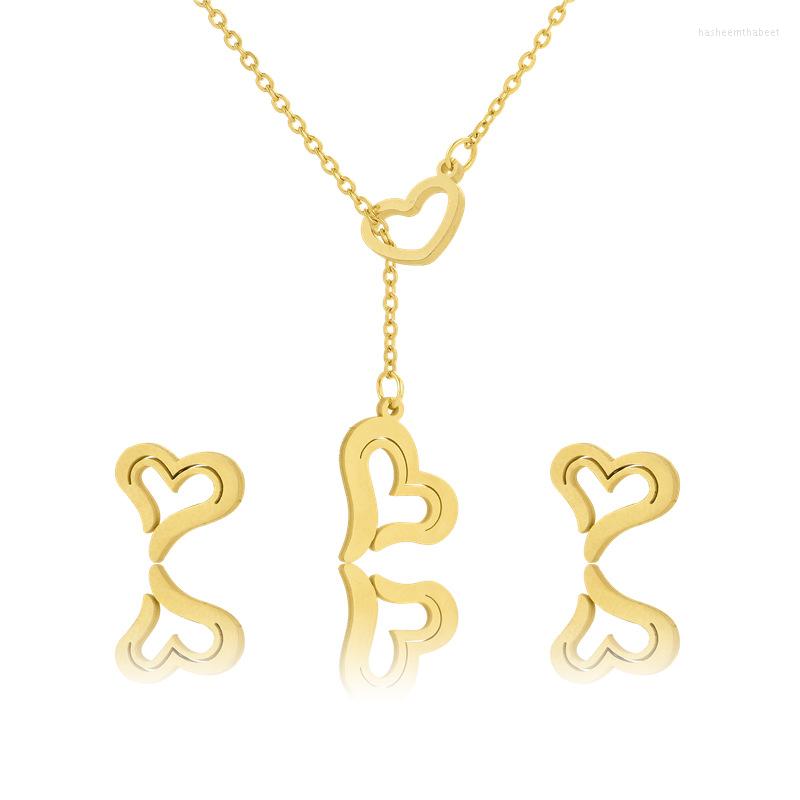 Pendant Necklaces Stainless Steel And Aesthetic Earrings Sets For Women As Trendy Necklace Wholesale 45cm/set
Pendant Necklaces Stainless Steel And Aesthetic Earrings Sets For Women As Trendy Necklace Wholesale 45cm/set